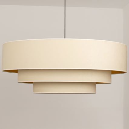 Brilagi - Lampa wisząca na przewodzie LUNETA 3xE27/60W/230V średnica 80 cm kremowa/złota