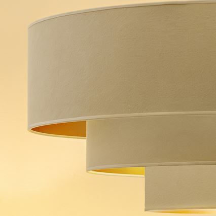 Brilagi - Lampa wisząca na przewodzie LUNETA 3xE27/60W/230V średnica 80 cm kremowa/złota