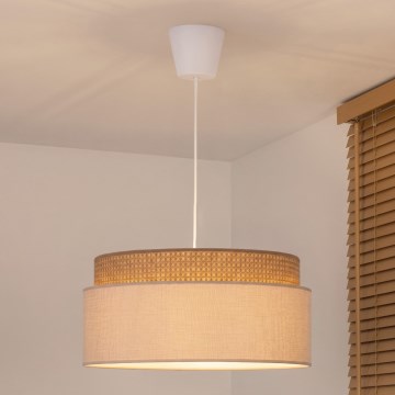 Brilagi - Lampa wisząca na przewodzie PADOVA 1xE27/60W/230V śr. 40 cm beżowa