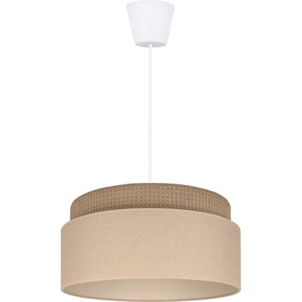 Brilagi - Lampa wisząca na przewodzie PADOVA 1xE27/60W/230V śr. 40 cm beżowa