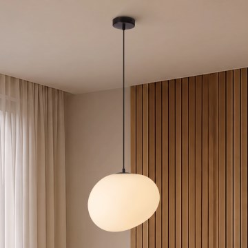 BRILAGI - Lampa wisząca na przewodzie PEBBLES 1xE27/40W/230V Ø 30 cm czarna