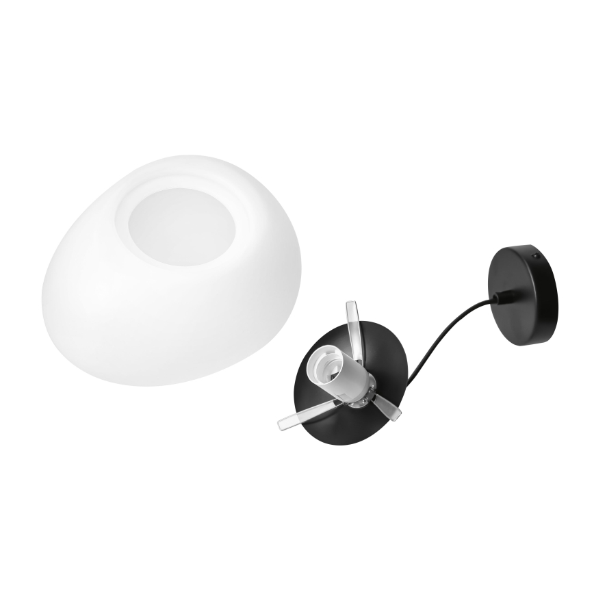 BRILAGI - Lampa wisząca na przewodzie PEBBLES 1xE27/40W/230V Ø 30 cm czarna
