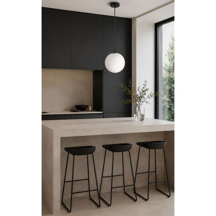 BRILAGI - Lampa wisząca na przewodzie POLOS 1xE27/40W/230V śr. 20 cm czarna