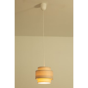 Brilagi - Lampa wisząca na przewodzie RESNA 1xE27/60W/230V o średnicy 20 cm beżowa