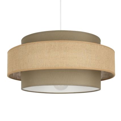 Brilagi - Lampa wisząca na przewodzie RESNA 1xE27/60W/230V Ø 40 cm brązowa/beżowa