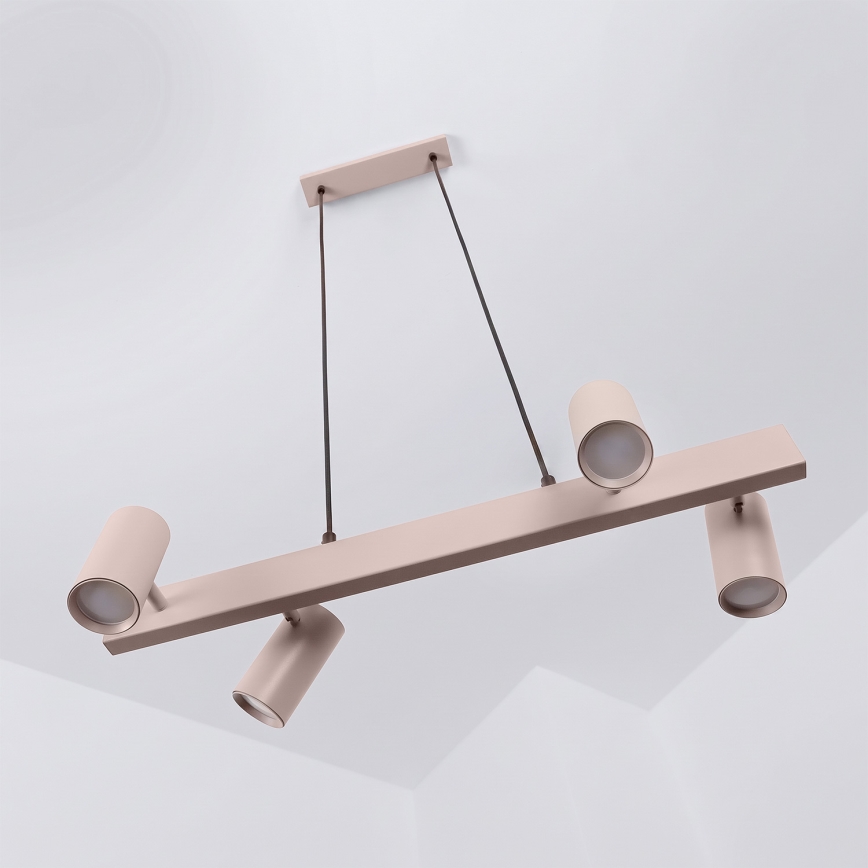 Brilagi - Lampa wisząca na przewodzie SELE 4xGU10/30W/230V beżowa
