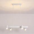 Brilagi - Lampa wisząca na przewodzie SELE 4xGU10/30W/230V biała