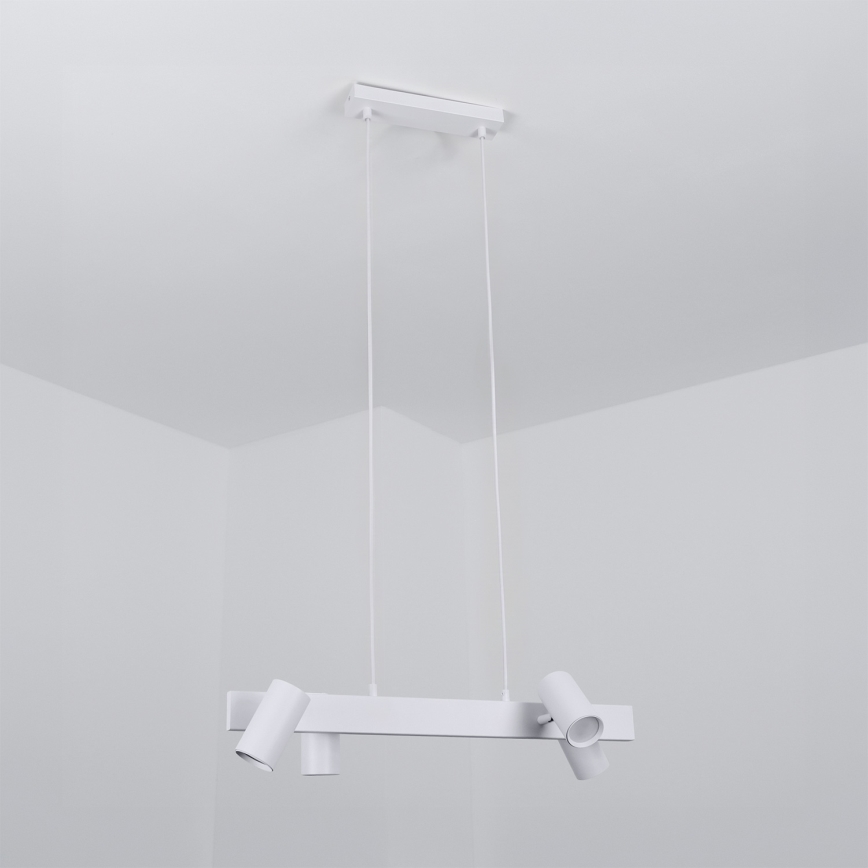 Brilagi - Lampa wisząca na przewodzie SELE 4xGU10/30W/230V biała