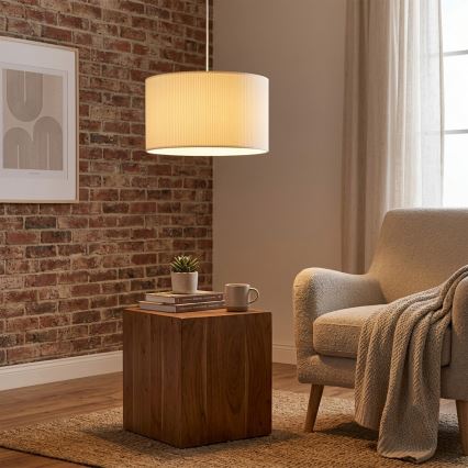 Brilagi - Lampa wisząca na przewodzie SIRIJA MODERN 1xE27/60W/230V śr. 35 cm kremowa