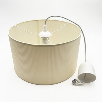 Brilagi - Lampa wisząca na przewodzie SIRIJA MODERN 1xE27/60W/230V śr. 35 cm kremowa