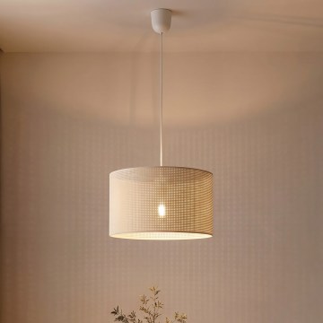 BRILAGI - Lampa wisząca na przewodzie SIRIJA MODERN 1xE27/60W/230V śr. 35 cm kremowa
