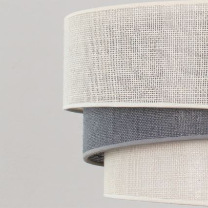 Brilagi - Lampa wisząca na przewodzie TRIO 1xE27/60W/230V Ø 40 cm kremowa/szara