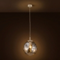 Brilagi - Lampa wisząca na przewodzie VULCANO 1xE27/15W/230V śr. 25 cm beżowy/przydymiony beżowy