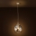 Brilagi - Lampa wisząca na przewodzie VULCANO 1xE27/15W/230V śr. 25 cm beżowy/przydymiony beżowy