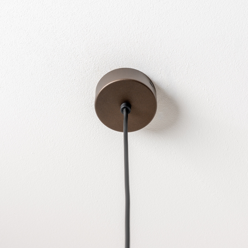 BRILAGI - Lampa wisząca na przewodzie VULCANO 3xG9/8W/230V brązowa/dymno-beżowa