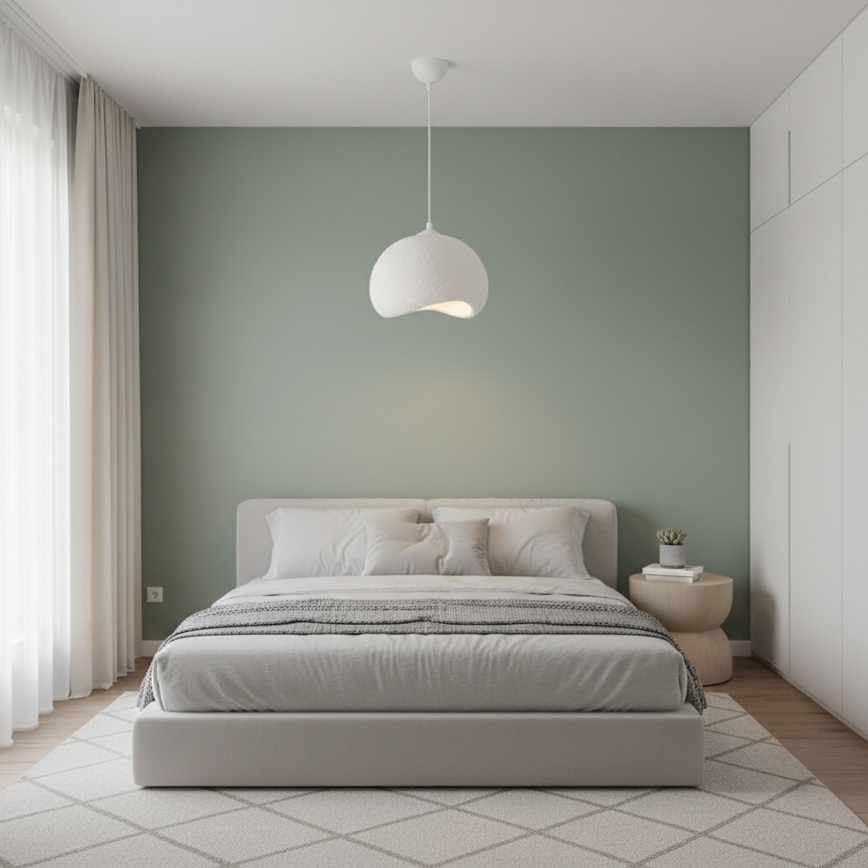 Brilagi - Lampa wisząca na przewodzie WABI SABI 1xE27/40W/230V śr. 34 cm biała