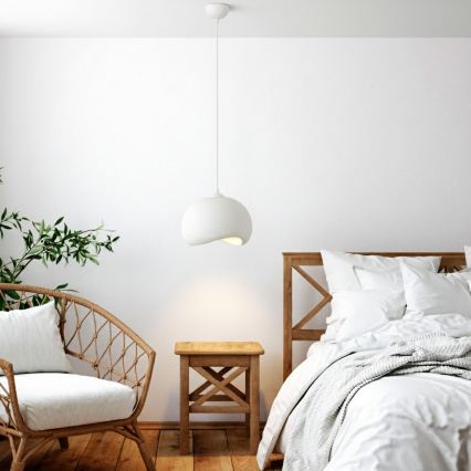 Brilagi - Lampa wisząca na przewodzie WABI SABI 1xE27/40W/230V śr. 34 cm biała