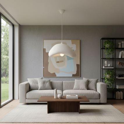 Brilagi - Lampa wisząca na przewodzie WABI SABI 1xE27/40W/230V śr. 42 cm biała