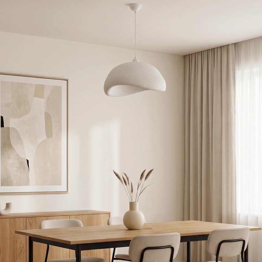 Brilagi - Lampa wisząca na przewodzie WABI SABI 1xE27/40W/230V śr. 42 cm biała