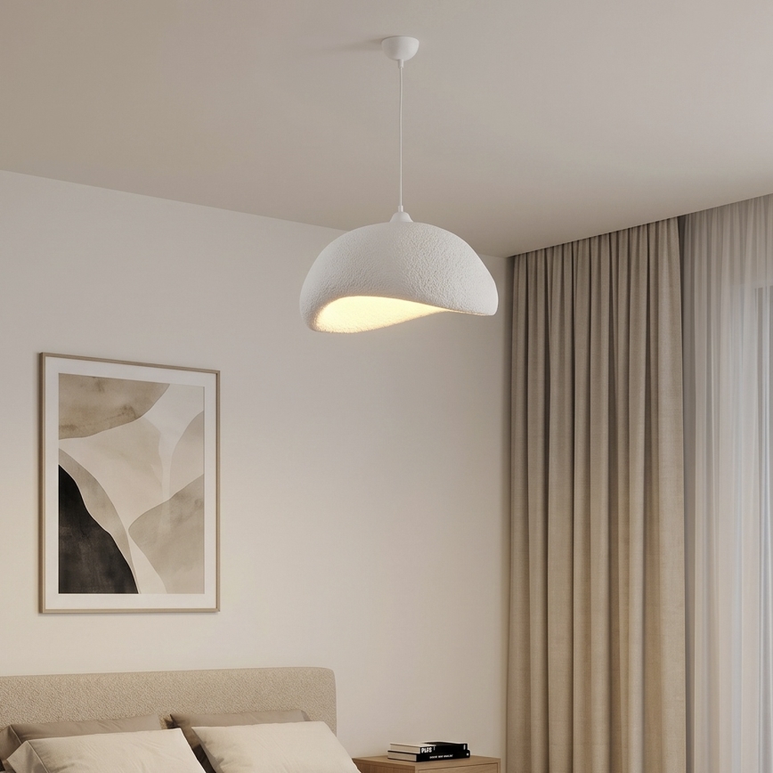 Brilagi - Lampa wisząca na przewodzie WABI SABI 1xE27/40W/230V śr. 42 cm biała