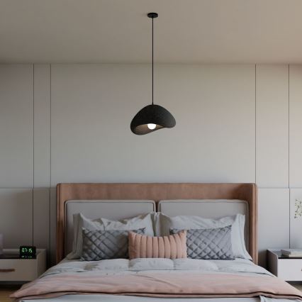 Brilagi - Lampa wisząca na przewodzie WABI SABI 1xE27/40W/230V średnica 33 cm czarna