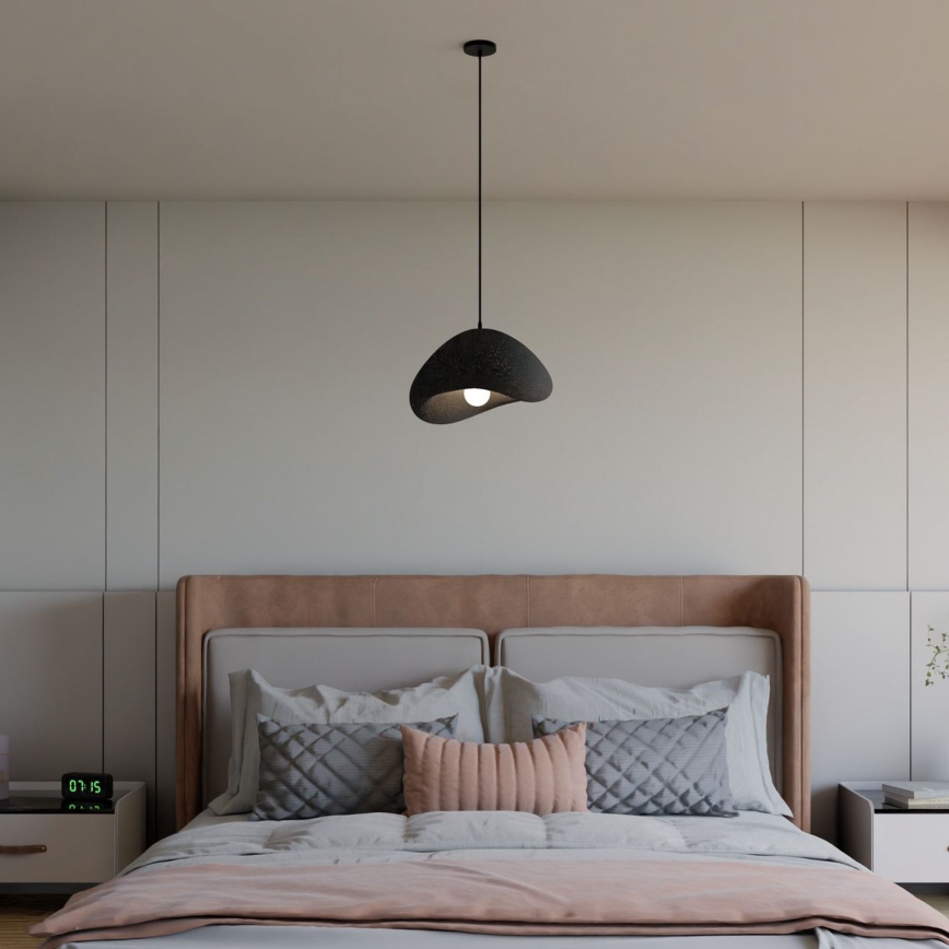 Brilagi - Lampa wisząca na przewodzie WABI SABI 1xE27/40W/230V średnica 33 cm czarna