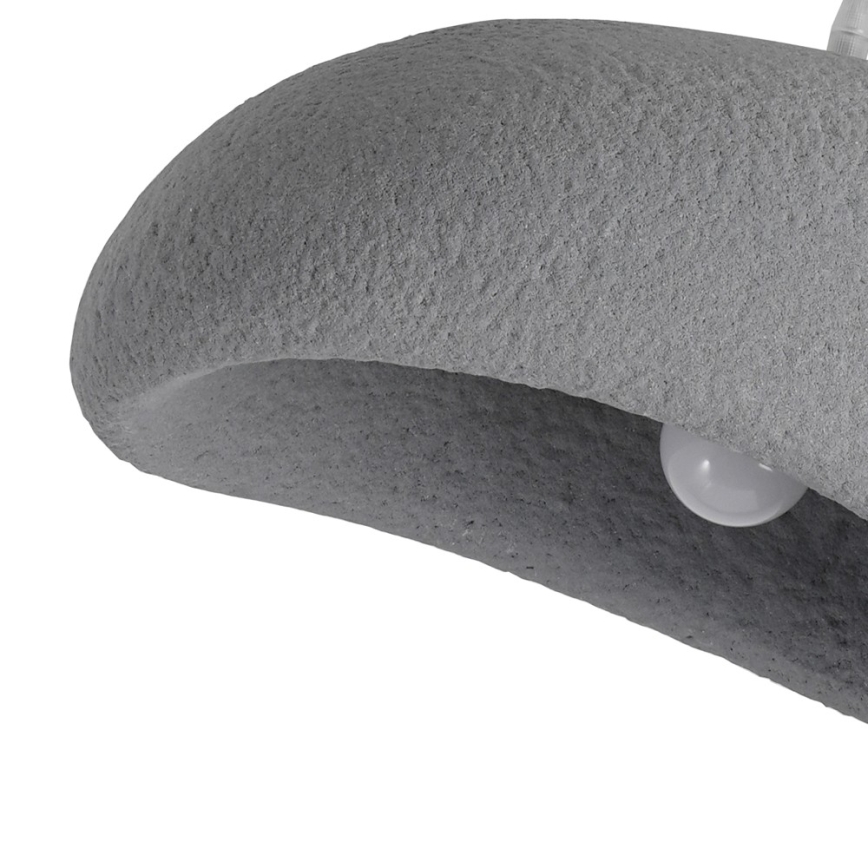 BRILAGI - Lampa wisząca na przewodzie WABI SABI 1xE27/60W/230V śr. 40 cm szara