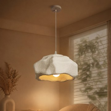 BRILAGI - Lampa wisząca na przewodzie WABI SABI 1xE27/60W/230V śr. 42 cm biała