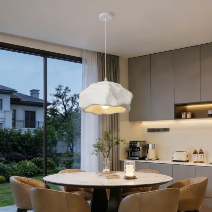 BRILAGI - Lampa wisząca na przewodzie WABI SABI 1xE27/60W/230V śr. 42 cm biała