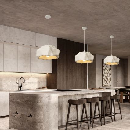 BRILAGI - Lampa wisząca na przewodzie WABI SABI 1xE27/60W/230V śr. 42 cm biała