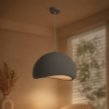 BRILAGI - Lampa wisząca na przewodzie WABI SABI 1xE27/60W/230V średnica 40 cm szara