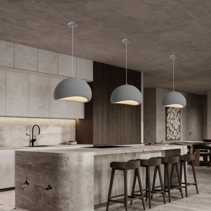 BRILAGI - Lampa wisząca na przewodzie WABI SABI 1xE27/60W/230V średnica 40 cm szara