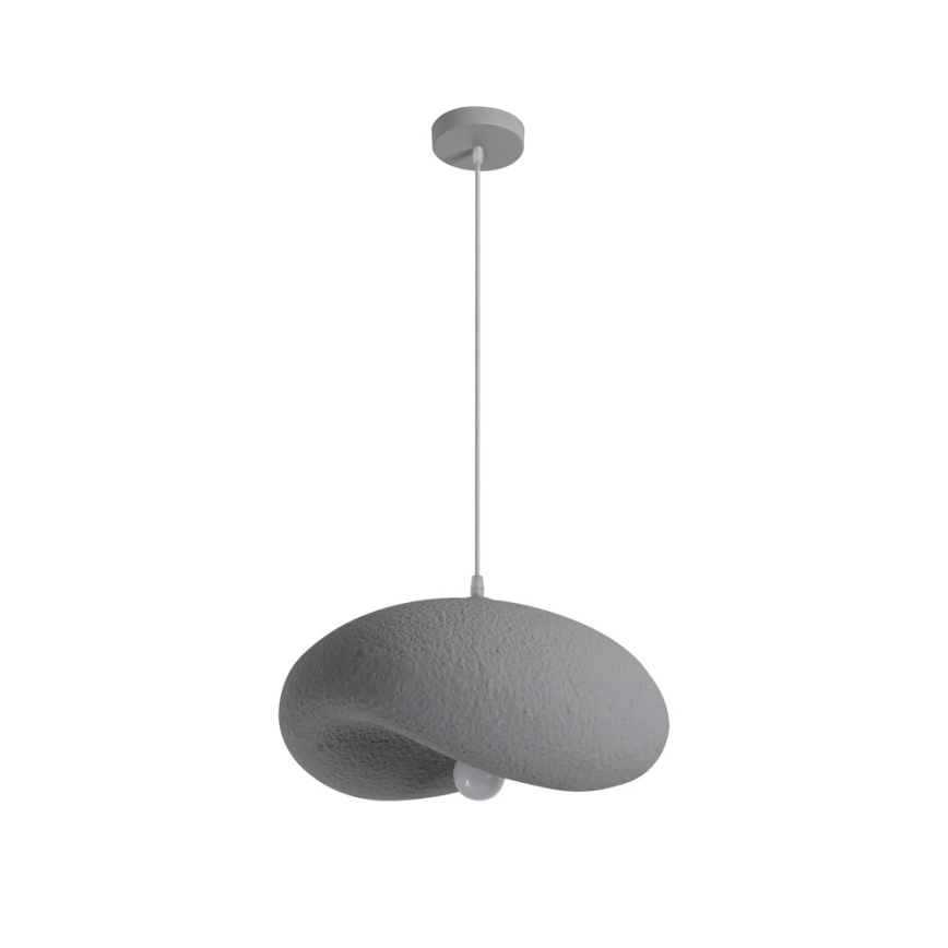 BRILAGI - Lampa wisząca na przewodzie WABI SABI 1xE27/60W/230V średnica 40 cm szara