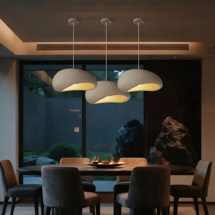 BRILAGI - Lampa wisząca na przewodzie WABI SABI 1xE27/60W/230V Ø 40 cm biała