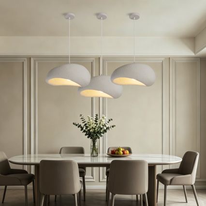 BRILAGI - Lampa wisząca na przewodzie WABI SABI 1xE27/60W/230V Ø 40 cm biała