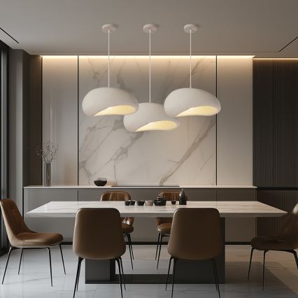 BRILAGI - Lampa wisząca na przewodzie WABI SABI 1xE27/60W/230V Ø 40 cm biała