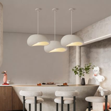 BRILAGI - Lampa wisząca na przewodzie WABI SABI 1xE27/60W/230V Ø 40 cm biała