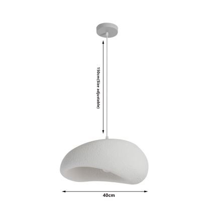 BRILAGI - Lampa wisząca na przewodzie WABI SABI 1xE27/60W/230V Ø 40 cm biała