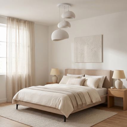 Brilagi - Lampa wisząca na przewodzie WABI SABI 3xE27/40W/230V, średnica 76 cm, biała