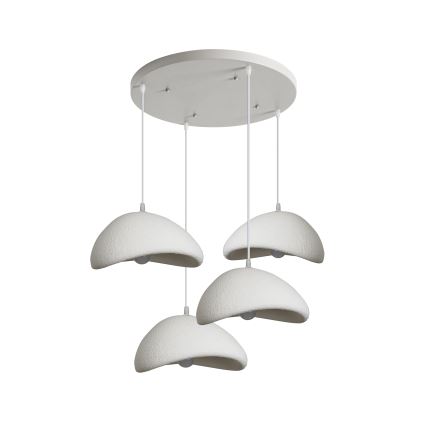 BRILAGI - Lampa wisząca na przewodzie WABI SABI 4xE27/60W/230V biała