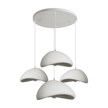 BRILAGI - Lampa wisząca na przewodzie WABI SABI 4xE27/60W/230V biała