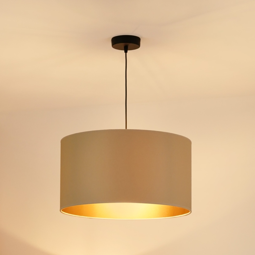 Brilagi - Lampa wisząca na linkach OREGON ROLLER VEGE 1xE27/15W/230V śr. 45 cm beżowa