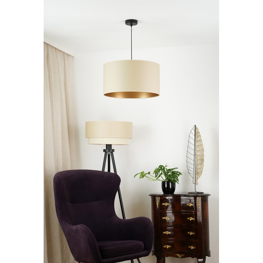 Brilagi - Lampa wisząca na linkach OREGON ROLLER VEGE 1xE27/15W/230V śr. 45 cm beżowa