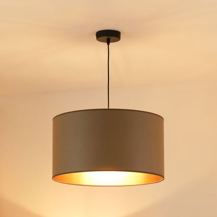 Brilagi - Lampa wisząca na linkach OREGON ROLLER VEGE 1xE27/15W/230V śr. 45 cm szara