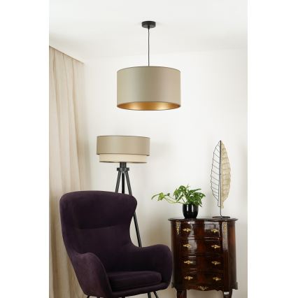 Brilagi - Lampa wisząca na linkach OREGON ROLLER VEGE 1xE27/15W/230V śr. 45 cm szara