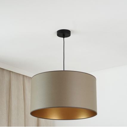 Brilagi - Lampa wisząca na linkach OREGON ROLLER VEGE 1xE27/15W/230V śr. 45 cm szara