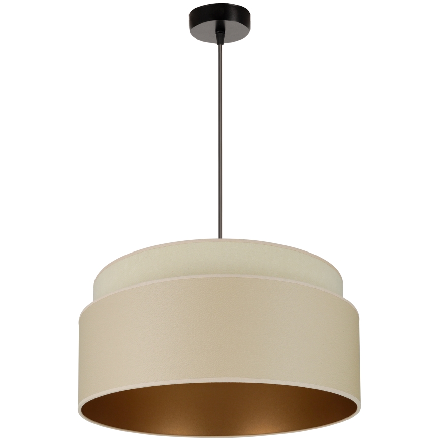 Brilagi - Lampa wisząca na linkach OREGON VEGE 1xE27/15W/230V śr. 45 cm beżowa