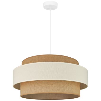 Brilagi - Lampa wisząca na linkach SPACE LIGHT 1xE27/15W/230V śr. 50 cm beżowo-kremowa