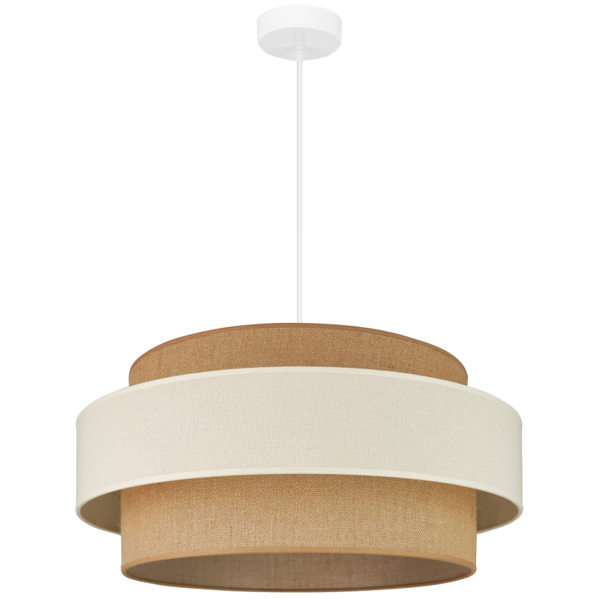 Brilagi - Lampa wisząca na linkach SPACE LIGHT 1xE27/15W/230V śr. 50 cm beżowo-kremowa