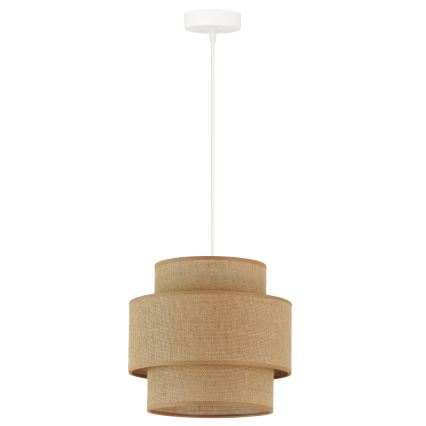 Brilagi - Lampa wisząca na linkach SPACE YUTE 1xE27/15W/230V śr. 25 cm beżowo-biała